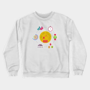 Life on rhythm Crewneck Sweatshirt